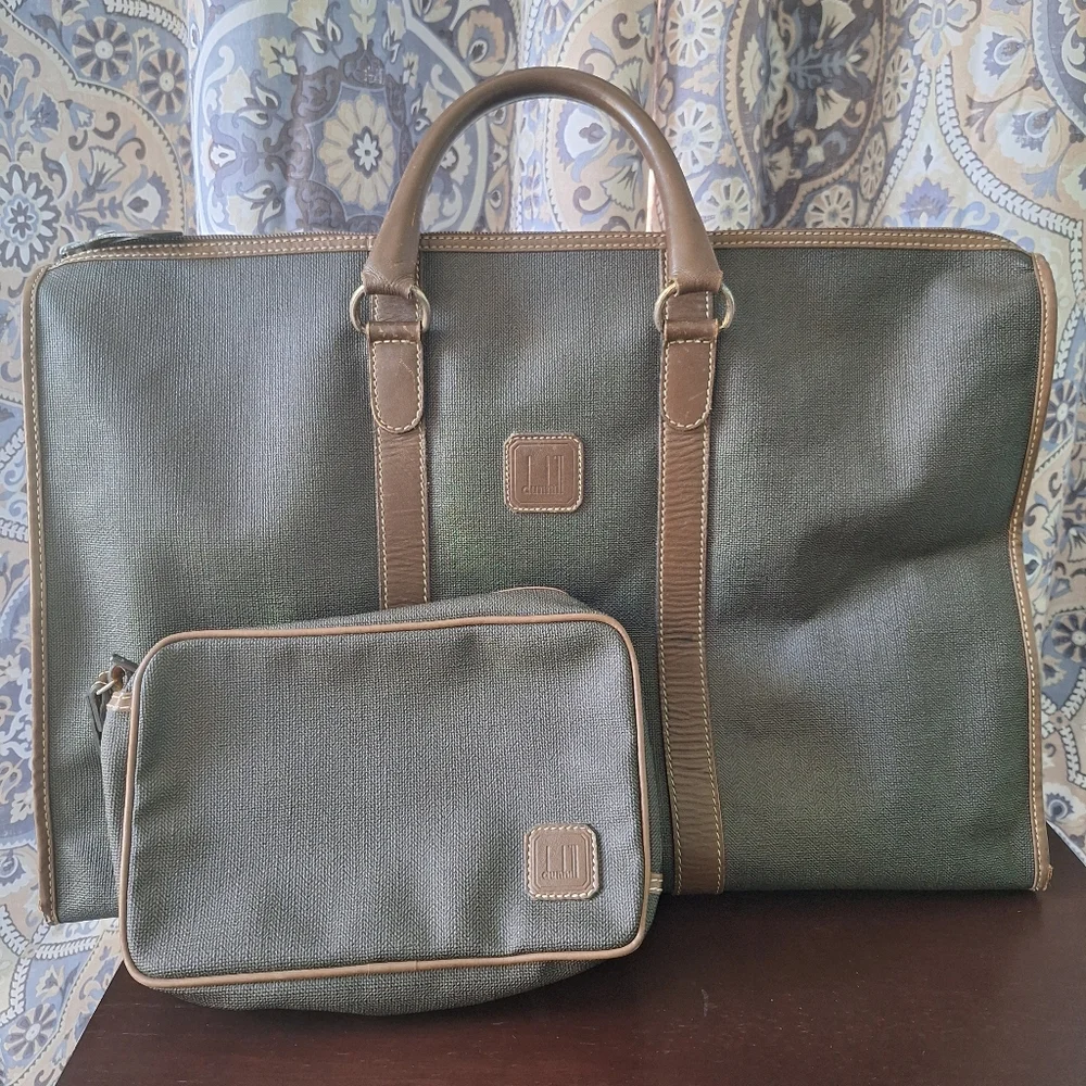 Dunhill Weekender and Wristlet Set